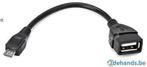OTG kabel usb nr micro usb ideaal voor tablet en smartphone!, Telecommunicatie, Verzenden, Nieuw, Snoer of kabel