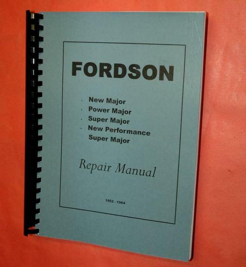 Fordson Major Super Major Manuel atelier Werkplaatshandboek, Zakelijke goederen, Machines en Bouw | Onderdelen, Ophalen of Verzenden
