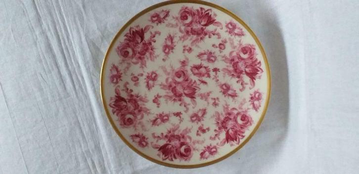 Rosenthal roze en wit dessertbord, Antiek en Kunst, Antiek | Wandborden en Tegels, Ophalen of Verzenden