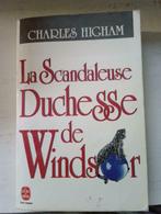 Livre "La scandaleuse duchesse de Windsor" de Charles Higham, Boeken, Gelezen, Ophalen of Verzenden