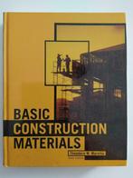 Basic Construction Materials, Comme neuf, Theodore W. Marotta, Enlèvement ou Envoi, Enseignement supérieur