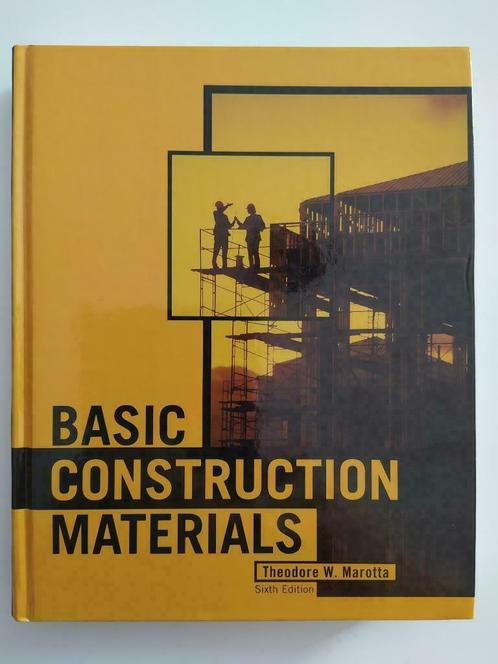 Basic Construction Materials, Livres, Livres d'étude & Cours, Comme neuf, Enseignement supérieur, Enlèvement ou Envoi