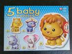 5 Baby puzzels, Ophalen of Verzenden, Minder dan 10 stukjes, Gebruikt, 2 tot 4 jaar