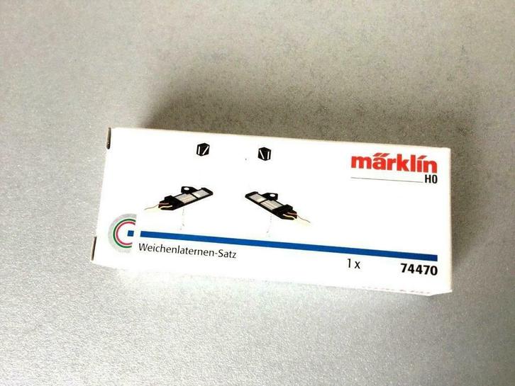 74470 Marklin HO - Set verlichting wissels/set eclairage aig, Hobby en Vrije tijd, Modeltreinen | H0, Nieuw, Rails, Wisselstroom