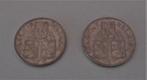 2 munten 1 franc Léopold III - type Wynants 1939 - 1940, Postzegels en Munten, België, Losse munt, Verzenden