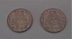 2 munten 1 franc Léopold III - type Wynants 1939 - 1940, België, Losse munt, Verzenden