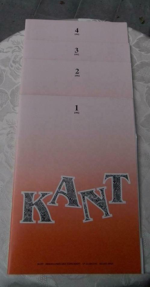 KANT-tijdschriften jaargang 1992 ( 32j. oud) nr.1-2-3-4., Hobby en Vrije tijd, Kantklossen, Zo goed als nieuw, Boek of Tijdschrift