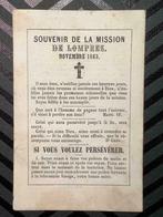 Photo commémorative de la MISSION VAN LOMPREZ - 1863, Envoi, Image pieuse