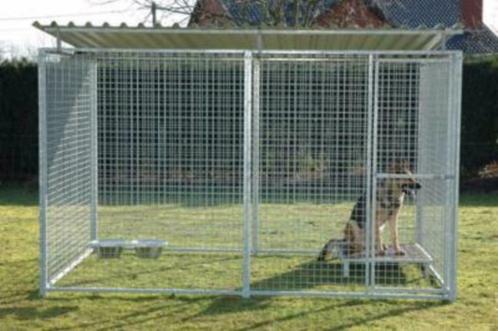 Chenil 4x2x1,84m chenil XXL maille 50x50 COSTAUD parc neuf, Animaux & Accessoires, Autres accessoires pour animaux, Neuf, Envoi