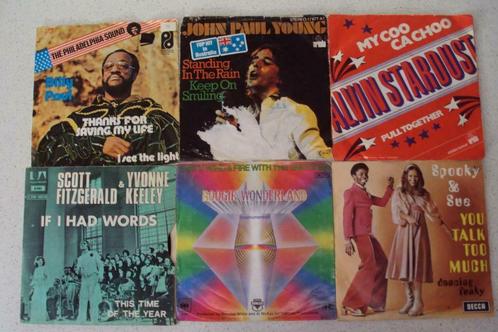 Part 85 - 6 Singles van Billy Paul, John Paul Young, Alvin S, Cd's en Dvd's, Vinyl Singles, Gebruikt, Single, Pop, 7 inch, Ophalen of Verzenden