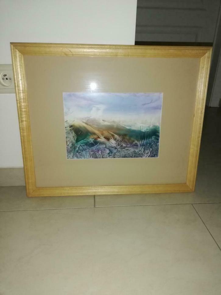 4 x Encaustic art, Antiquités & Art, Art | Lithographies & Sérigraphies, Enlèvement ou Envoi