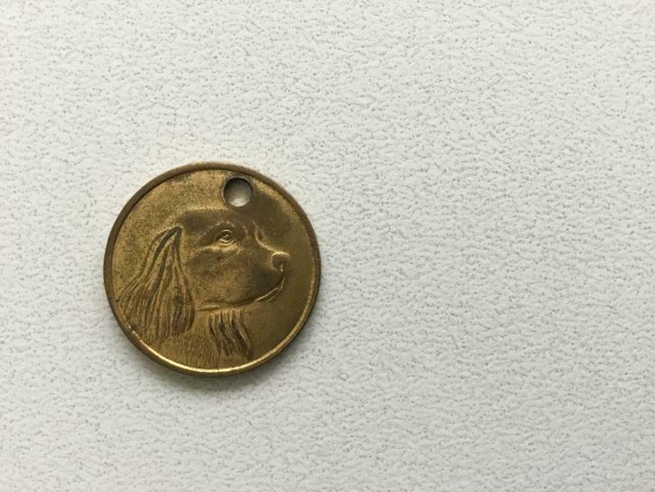 Hondenmedaille, Postzegels en Munten, Penningen en Medailles, Ophalen of Verzenden