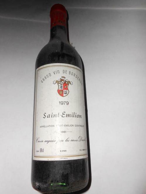 Grand vin de Bordeaux 1979 Saint-Emilion, Collections, Vins, Neuf, Vin rouge, France, Enlèvement ou Envoi