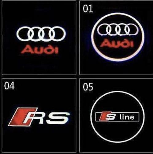 ② Eclairage de porte Audi Logo Led — Tuning & Styling — 2ememain