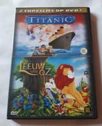 De Legende van de Titanic + De Leeuw van Oz comme neuf, Cd's en Dvd's, Ophalen of Verzenden, Tekenfilm