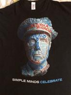 SIMPLE MINDS  CELEBRATE 2013 TOUR  OFFICIAL BLACK T- SHIRT, Verzenden, Zwart, Overige maten, Gedragen