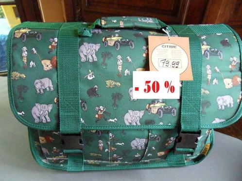 KUIFJE TAS "PRIMARY" - Collectie "Kuifje in Congo" 4, Handtassen en Accessoires, Tassen | Schooltassen, Nieuw, Aktetas of Boekentas