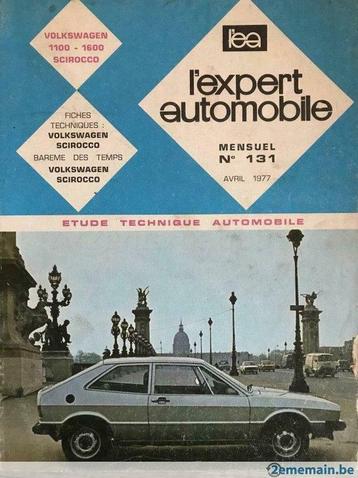 Revue Technique Auto Volkswagen Scirocco 1100 - 1600 - 1600i, Enlèvement ou Envoi