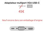 Apple adaptateur VGA neuf dans son emballage d’origine