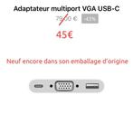 Apple adaptateur VGA neuf dans son emballage d’origine, Informatique & Logiciels