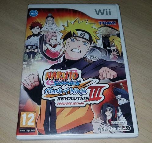 Naruto : Clash of ninja revolution 3, Consoles de jeu & Jeux vidéo, Jeux | Nintendo Wii, Comme neuf, Enlèvement ou Envoi