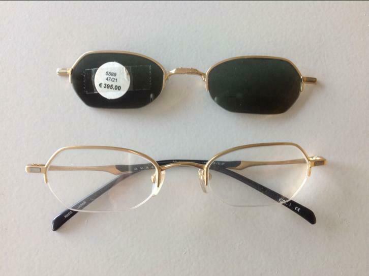 Titanium brilmontuur met opplooibare zonneclip, Kleding | Dames, Overige Dameskleding, Nieuw, Ophalen of Verzenden