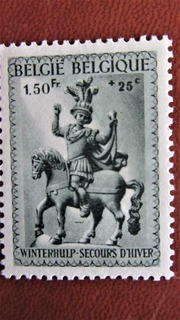 VARIETEITEN BELGIË- NR. 588 V ** WORM ONDER PAARD., Ophalen of Verzenden, Postfris, Postfris