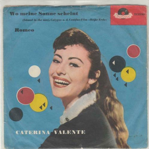 45T: Caterina Valente : Wo meine Sonne scheint, CD & DVD, Vinyles | Autres Vinyles, Autres formats, Enlèvement ou Envoi