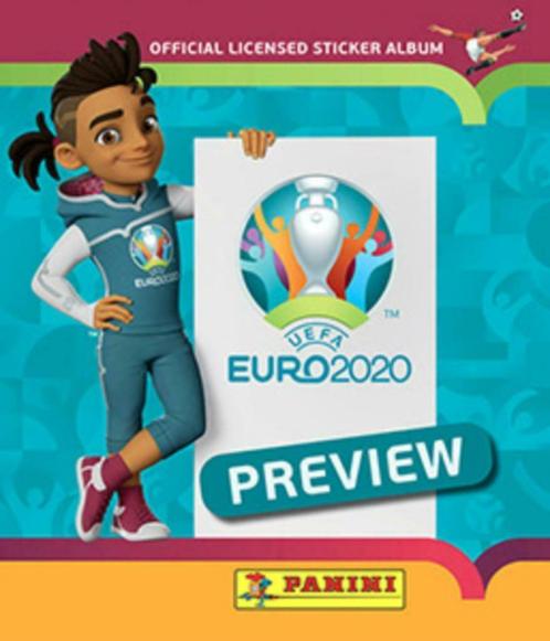 Euro 2020 Preview (version bleu) - Panini stickers à éch/ven, Hobby en Vrije tijd, Verzamelkaartspellen | Overige, Nieuw, Losse kaart