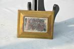 §  ancien miroir sac a main arrière cuivre (9), Antiquités & Art, Enlèvement ou Envoi, Rectangulaire, Moins de 50 cm, Moins de 100 cm
