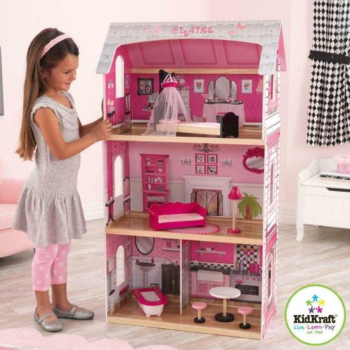 Nieuw! Erg Mooi Groot Poppenhuis. Inclusief Inventaris. Rose, Verzamelen, Poppenhuizen en Toebehoren, Nieuw, Poppenhuis, Ophalen of Verzenden