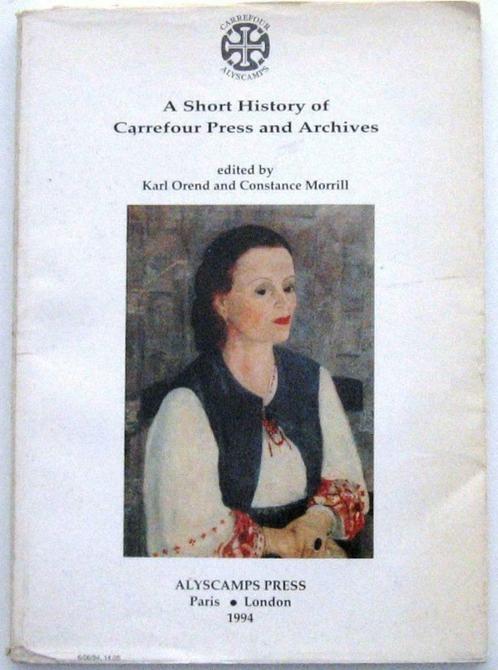 A Short History of Carrefour Press and Archives 1994 Orend, Livres, Histoire mondiale, Utilisé, Europe, Enlèvement ou Envoi