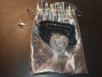 Armband met hartje, Ophalen of Verzenden, Nieuw, Zwart, Overige materialen