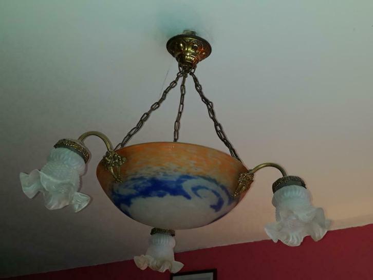 lustre vintage, Antiquités & Art, Antiquités | Éclairage, Enlèvement ou Envoi