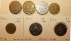Monaco: lot van 7 munten voor euro