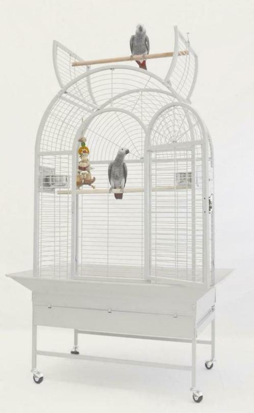 Cage perroquet blanche design CAGE ARA GRIS GABON eclectus, Animaux & Accessoires, Oiseaux | Cages & Volières, Neuf, Envoi