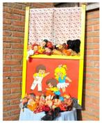 § théâtre de marionnettes vintage + 27 marionnettes, Ophalen