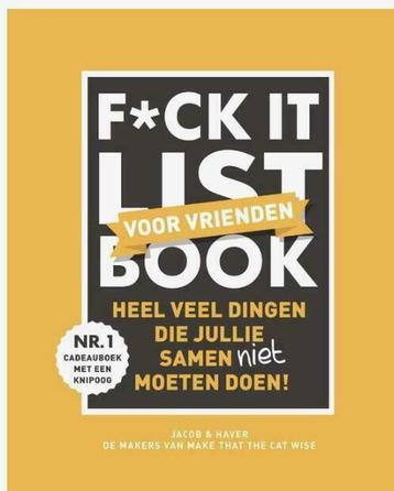 Jacob & Haver - F*ck it list book voor vrienden beschikbaar voor biedingen