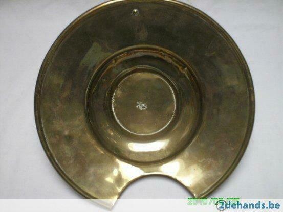 Koperen scheerkom met meestermerk, Antiek en Kunst, Antiek | Brons en Koper, Ophalen