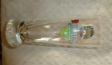 #C bier glas DOMMELSCH LENTEBIER Anno 1744, Enlèvement ou Envoi, Utilisé, Verre à bière