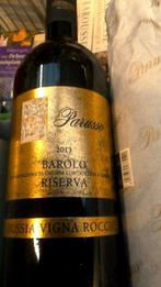 fles wijn 2013 barolo parusso riserva bussia ref12106283, Rode wijn, Vol, Gebruikt, Ophalen of Verzenden