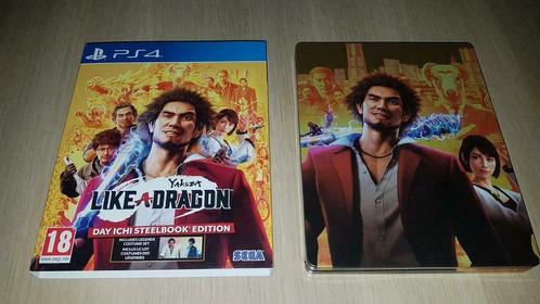 Yakuza like a dragon edition steelbook, Consoles de jeu & Jeux vidéo, Jeux | Sega, Comme neuf, Enlèvement ou Envoi
