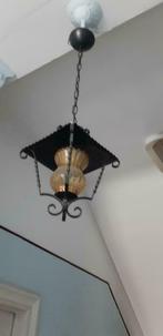 Lustre noir, Maison & Meubles, Lampes | Suspensions, Utilisé, Enlèvement ou Envoi