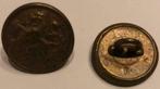 2 Belgische militaire knopen Boutons militair Belge