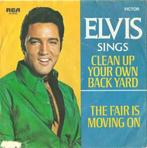 Elvis Presley ‎– Clean Up Your Own Back Yard / The Fair Is M, Comme neuf, Autres formats, Rock and Roll, Enlèvement ou Envoi