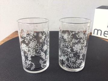 Lot de 2 photophores en verre Menu : danish design, Enlèvement ou Envoi, Bougie