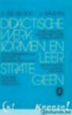 Didactische werkvormen en leerstrategieën. Een handleiding v, Boeken, Ophalen of Verzenden, Zo goed als nieuw, Hogeschool, A. De block, J. Saveyn