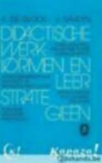 Didactische werkvormen en leerstrategieën. Een handleiding v, A. De block, J. Saveyn, Ophalen of Verzenden, Zo goed als nieuw