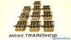 5110 Märklin HO - 10 x Rechte aanpasrails 2,25 cm, Hobby en Vrije tijd, Modeltreinen | Overige schalen, Wisselstroom, Gebruikt
