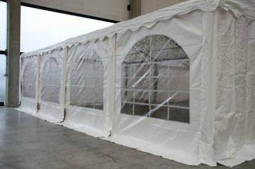 Nieuwe PVC Partytenten met grondframe en dakversteviging  beschikbaar voor biedingen